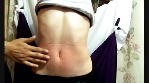 S01 masturbating belly massage sexy pussy of my adolescent girlfriend navel