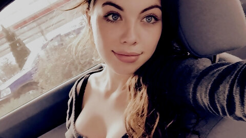 In the car
