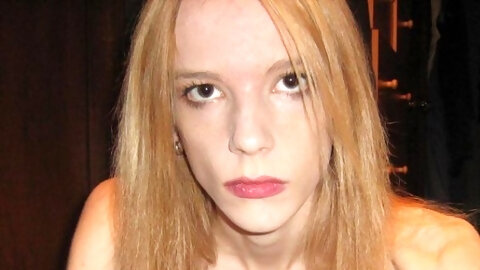 Skinny blonde is sucking many dicks in a row and getting fucked all day long