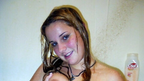 Cute Fat Chubby Teen rubbing her little stomach and pink pussy