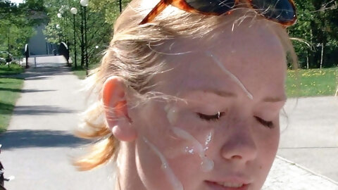 Real teen date facialized