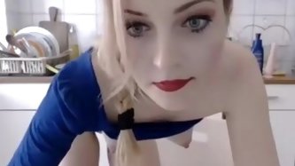 Hot housewifes actings naughty in front of the camera