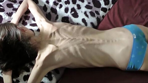 Skinny hot Denisa Doll rides a huge hard cock!