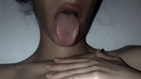 shiny puffed up nips