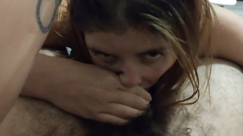 Sloppy Blowjob, Deep Throat & Cum On Face With Eastern European Slut