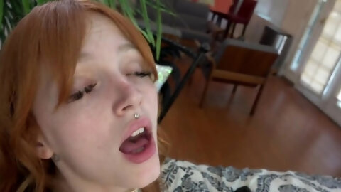 Tattooed redhead chick getting fucked by her man - Kate Bloom