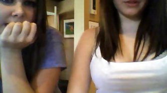 two canadian teens, one touching boobs