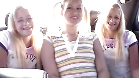 Milton twins go lesbo with blonde teen